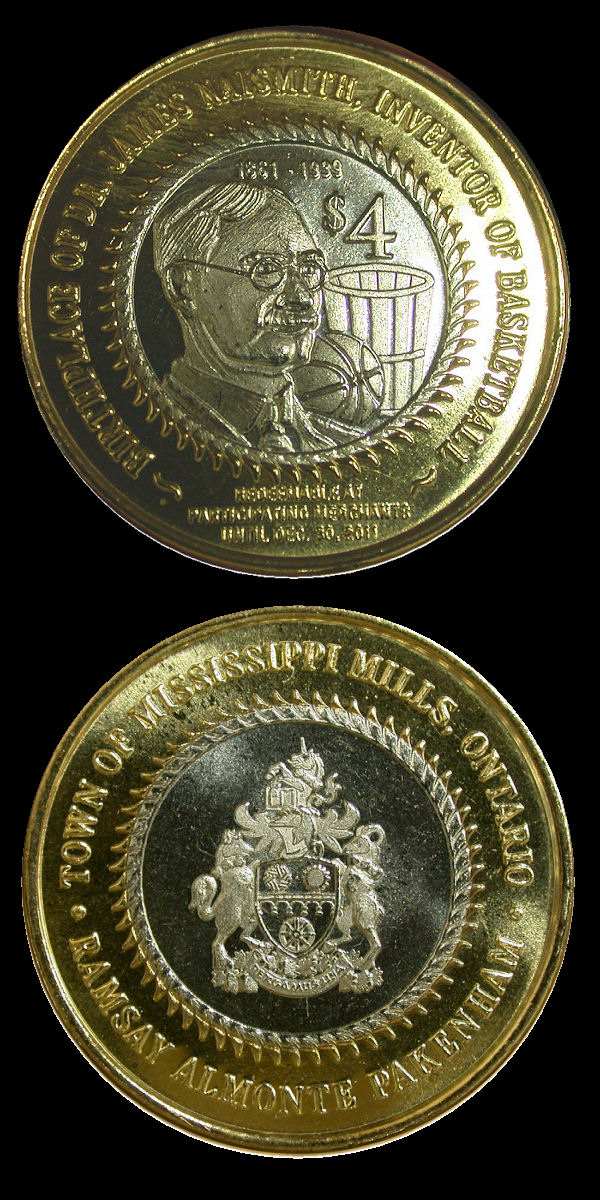 Almonte Naismith 4 Dollar Token